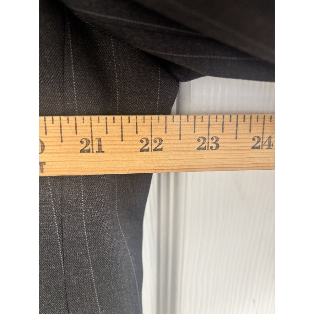 Austin Reed Men's 44R Charcoal Pin Stripe Wool Blazer Sport Coat Jacket Classic - Picture 6 of 11